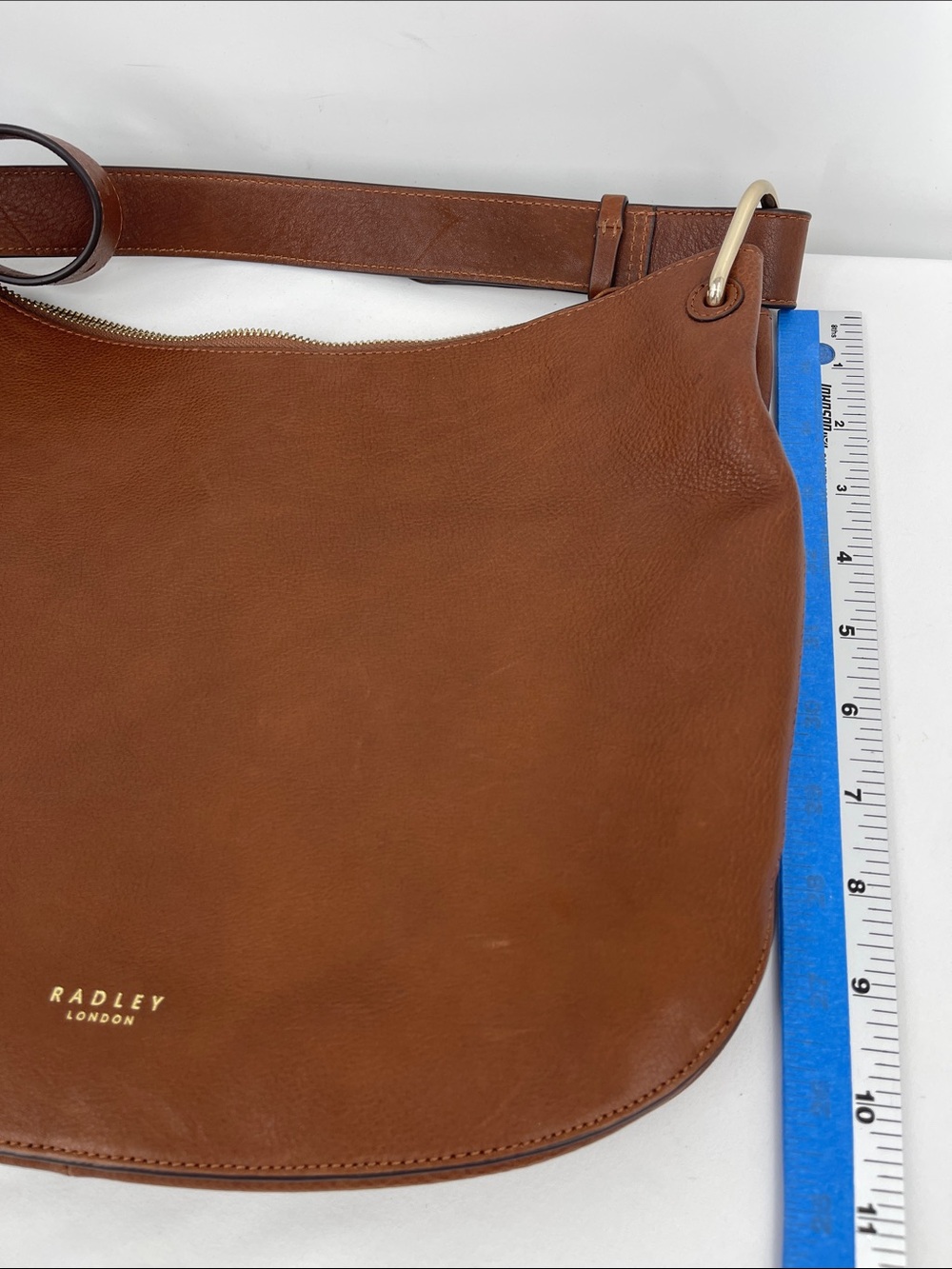 RADLEY LONDON Chestnut Brown Leather Shoulder Bag - Picture 13 of 16